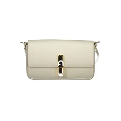 Furla Bianco Pelle Women Handbag In White