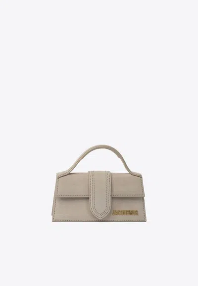 Jacquemus Mini Le Bambino Top Handle Bag In Sand