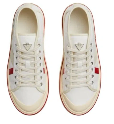 Bottega Veneta Eliot Mid-top Canvas Sneakers In White