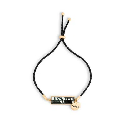 Demdaco Women's Believe Bracelet In Bold Black In Black