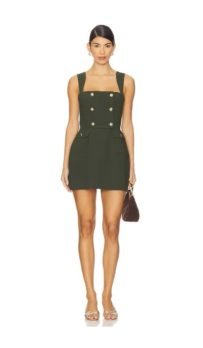 Amanda Uprichard Kandi Romper In Green