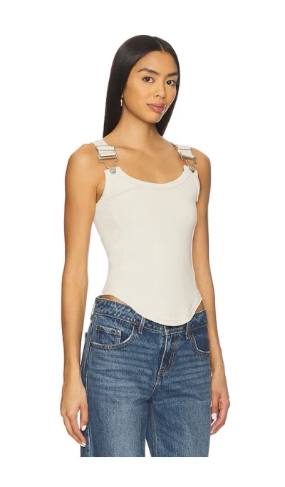 Free People X We The Free Jamie Buckle Tank In White
