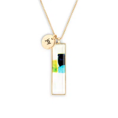 Demdaco Women's Joy Artlifting Necklace In Isle Of Skye In Gold