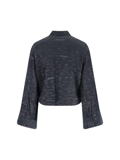 Mm6 Maison Margiela Shirts In Gray