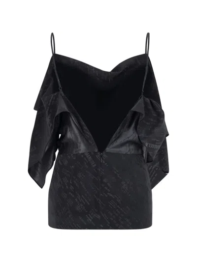 Mm6 Maison Margiela Top In Black