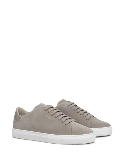 Axel Arigato Clean 90 Beige Sneakers With Side Logo Lettering In Suede Man In Neutral