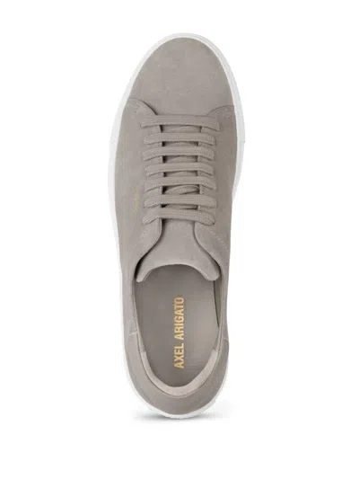 Axel Arigato Clean 90 Beige Sneakers With Side Logo Lettering In Suede Man In Neutral