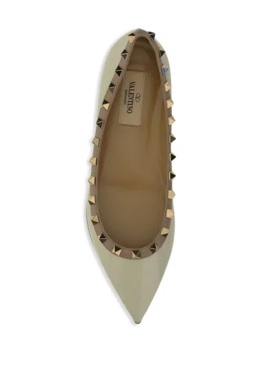 Valentino Garavani Flat Shoes In Neutral