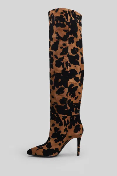 L'arianna High Heels Boots In Animal Print