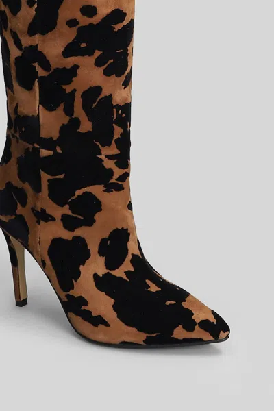 L'arianna High Heels Boots In Animal Print