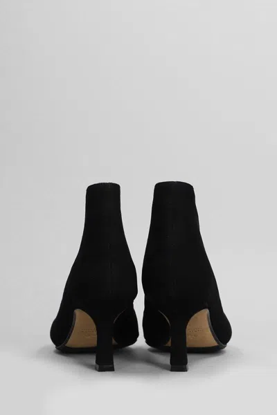 L'arianna High Heels Ankle Boots In Black