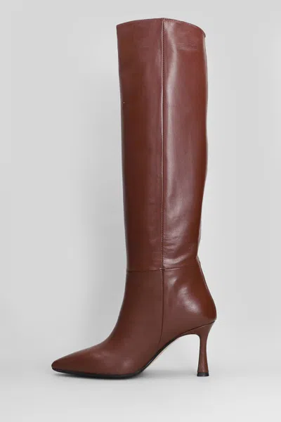 L'arianna High Heels Boots Color In Brown