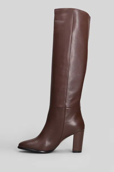 L'arianna High Heels Boots In Brown