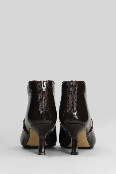 L'arianna High Heels Ankle Boots In Brown