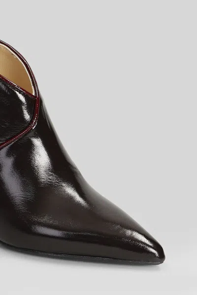 L'arianna High Heels Ankle Boots In Brown