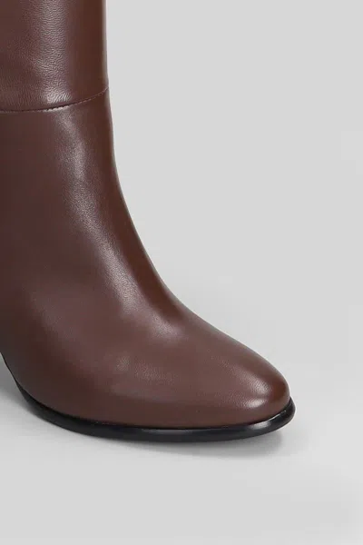 L'arianna High Heels Boots In Brown