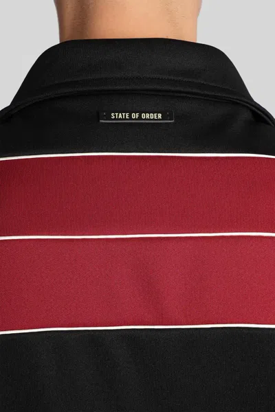 State Of Order Teknit Wave Casual Jacket In Black