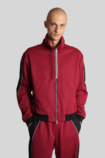 State Of Order Teknit Wave Casual Jacket In Red