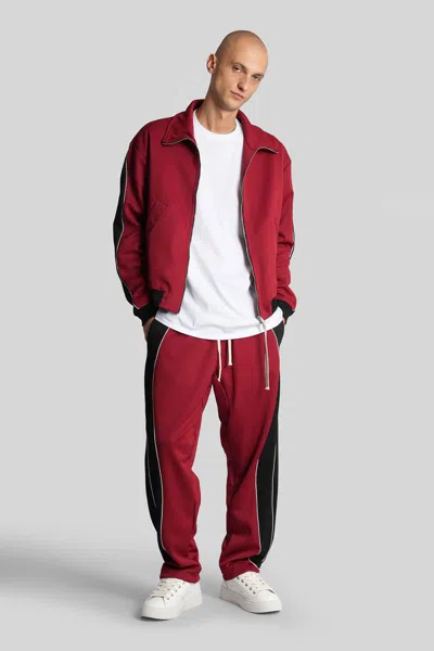 State Of Order Teknit Wave Casual Jacket In Red