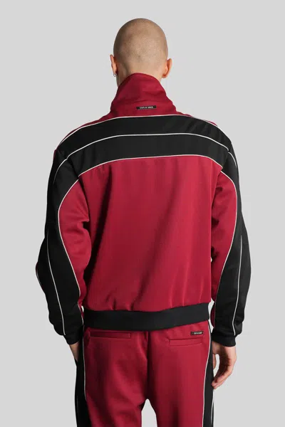 State Of Order Teknit Wave Casual Jacket In Red