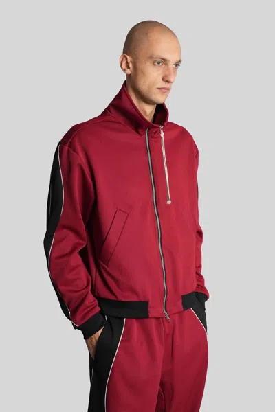 State Of Order Teknit Wave Casual Jacket In Red
