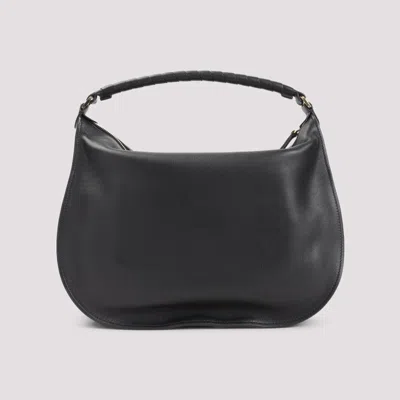 Chloé Black Calf Leather Bos Taurus Shoulder Bag In Black