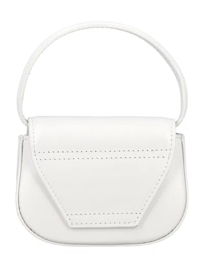 Diesel "1dr" Xs Cross Body Bag In Silver