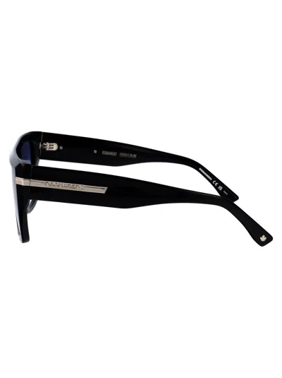 Dsquared2 Black Acetate Sunglasses In Black