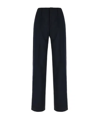 Iceberg Pleated Zipper Casual Pants In Black