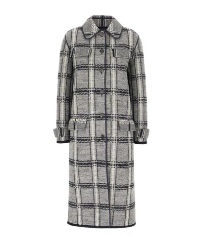 Iceberg Single-breasted Long-sleeved Overcoat In Gray