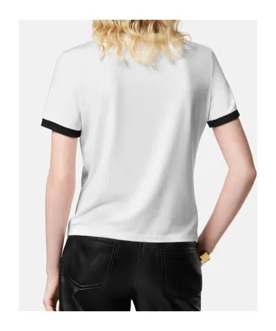 Versace Stretch Crewneck T-shirt In White