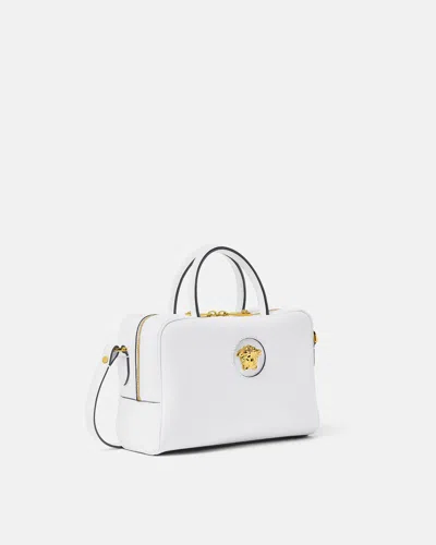 Versace La Medusa Hand Bag In White