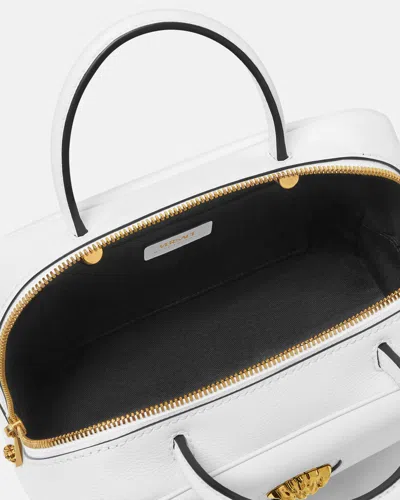 Versace La Medusa Hand Bag In White
