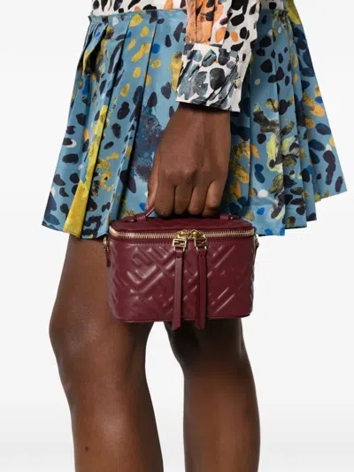 Fendi Vanity Nappa Leather Crossbody Bag Ff Motif