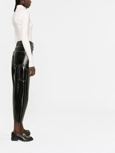 Courrèges Celine Black Wesley Cotton Jeans In White