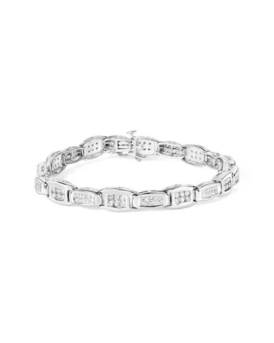 Haus Of Brilliance 14k 2.50 Ct. Tw. Diamond Tennis Bracelet In Metallic
