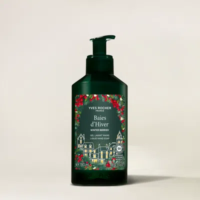 Yves Rocher Liquid Hand Soap Winter Berries In Black