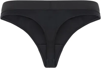 Tom Ford Slip With Logoed Elastic Band In Black