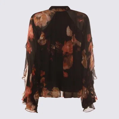Zimmermann Black Viscose Top In Black