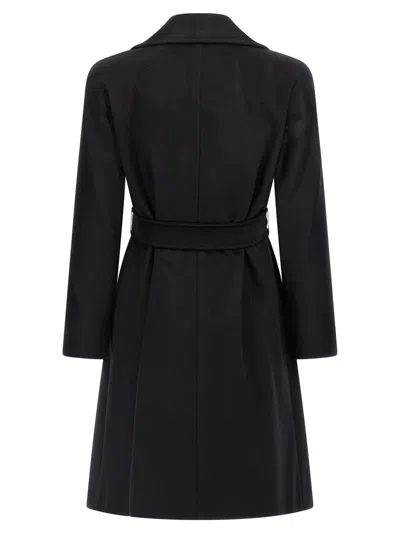 Max Mara Studio 'dravenna' Coat In Black