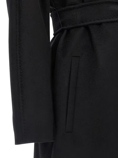 Max Mara Studio 'dravenna' Coat In Black