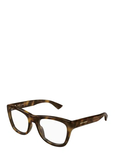 Saint Laurent Eyewear Eyeglasses In Brown