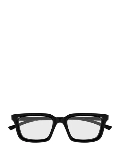 Gucci Eyewear Rectangle Frame Glasses In Black