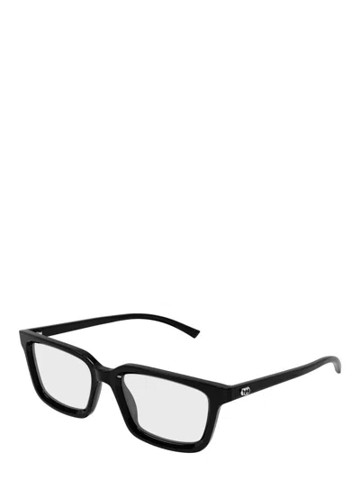 Gucci Eyewear Rectangle Frame Glasses In Black