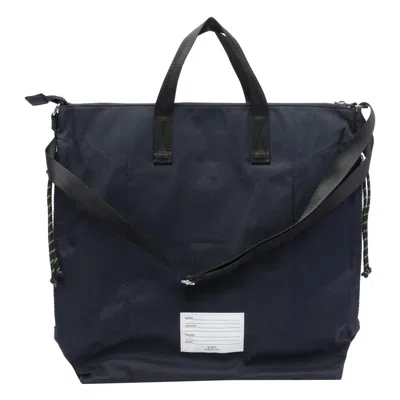 Apc A.p.c. Men Trek Tote Bag In Blue