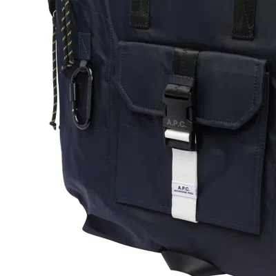 Apc A.p.c. Men Trek Tote Bag In Blue
