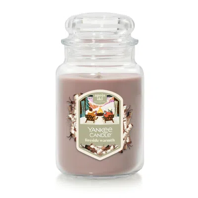 Yankee Candle Fireside Warmth 22 oz Original Large Jar Candle, 22 oz