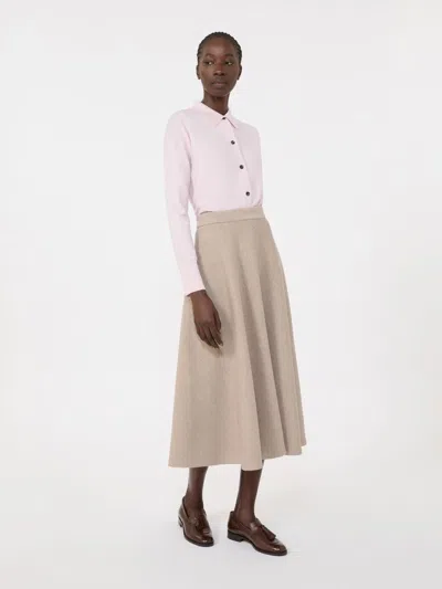 Max Mara Mxmmedeola Cardigan Pink In Pink