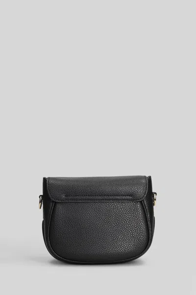 Marc Jacobs The Saddle Shoulder Bag In Black Leather In Black