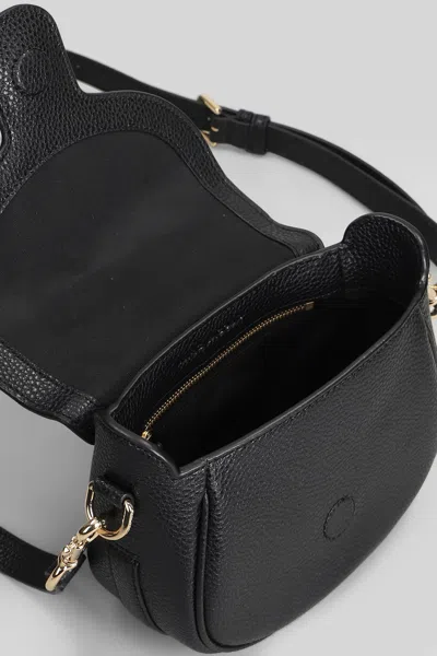Marc Jacobs The Saddle Shoulder Bag In Black Leather In Black
